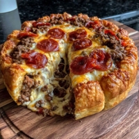 فطيرة بسطرمة