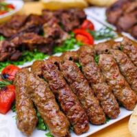 ساندوتش كفتة عالفحم